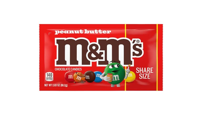 M&M’s Peanut Chocolate Candies Share Size 3.27 oz