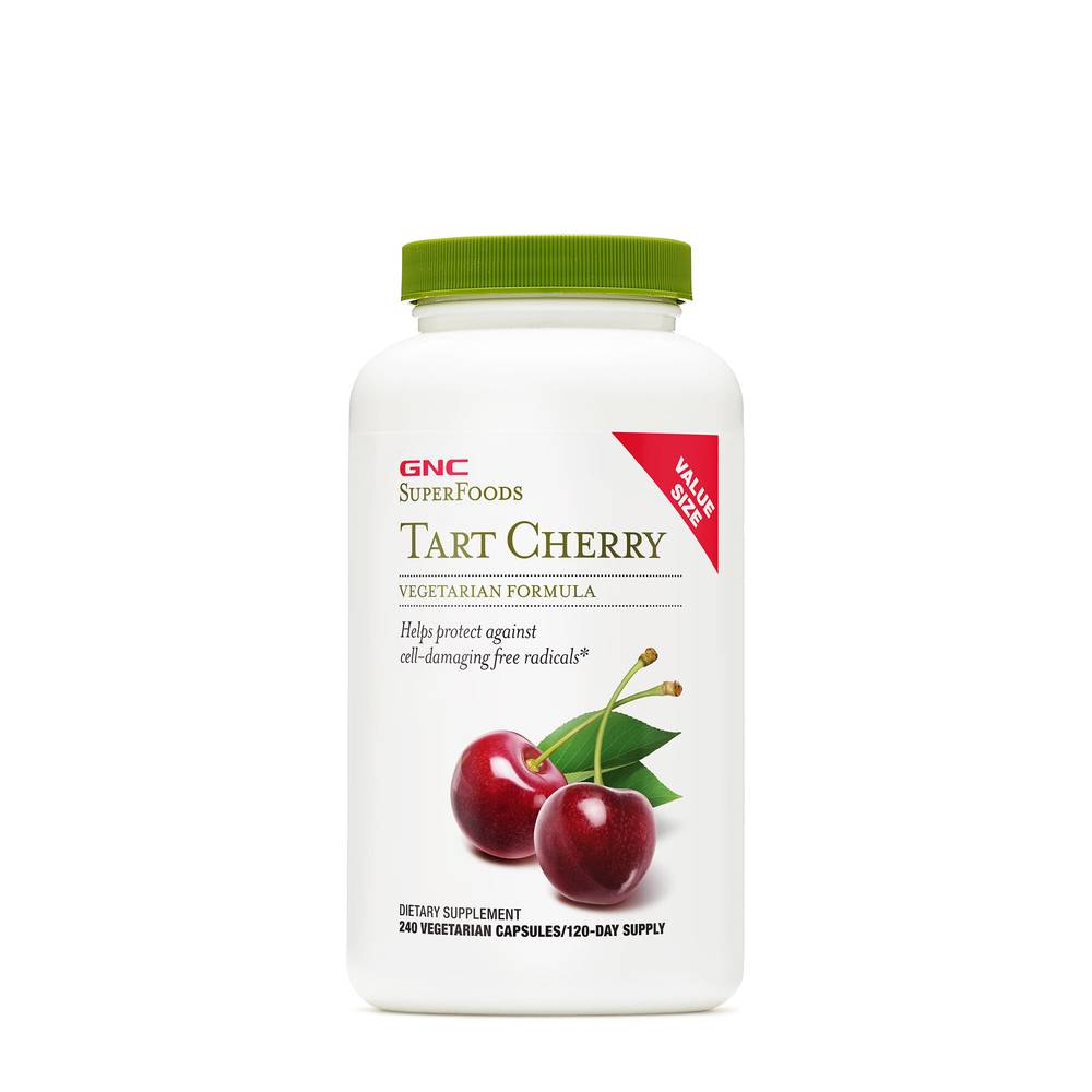 Gnc Tart Cherry Dietary Supplement Capsules (240 ct)