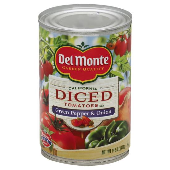 Del Monte Diced Tomatoes With Green Peppers & Onions