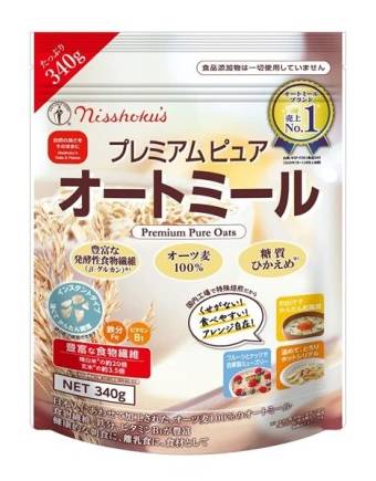 日本食品製造　プレミアムピュアオートミール　340g　J-703