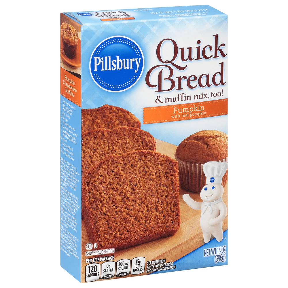 Pillsbury Quick Bread & Muffin Mix, Pumpkin (14 oz)