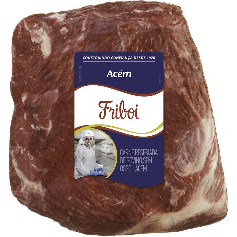 Friboi Acém bovino resfriado peça (embalagem: 1,6 kg aprox)