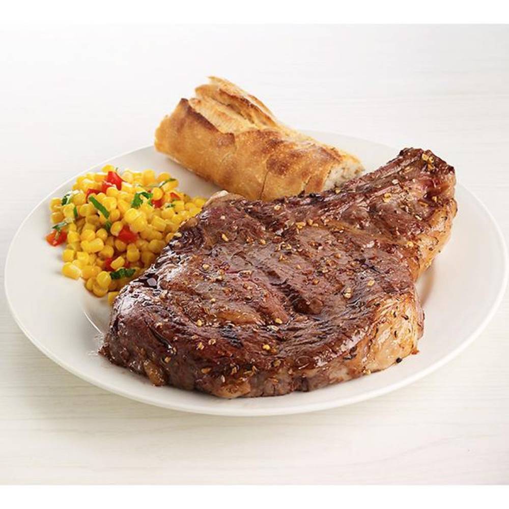 Raley'S Usda Prime Beef Ribeye Steak Bone In Per Pound