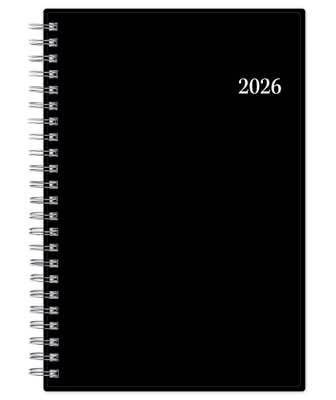 Blue Sky 2026 Weekly Monthly Planning Calendar, 5x8 in, Enterprise Black