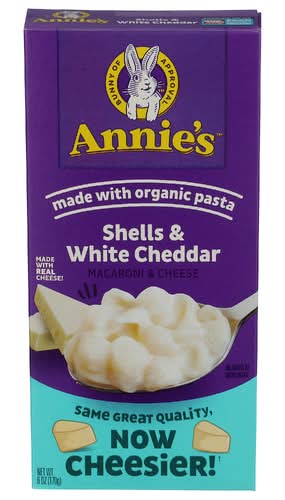 Annie's Homegrown Shells & White Cheddar