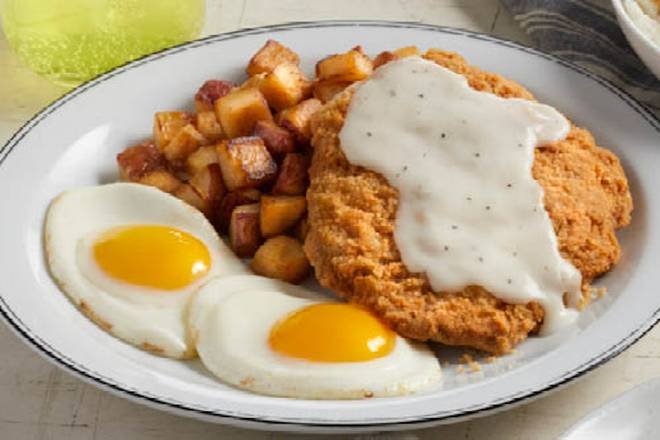 Country-Fried Steak & Farm-Fresh Eggs*