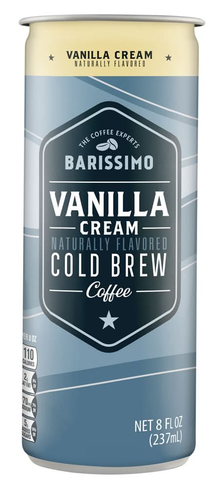 Barissimo Cold Brew Coffee, Vanilla Cream (8 fl oz)