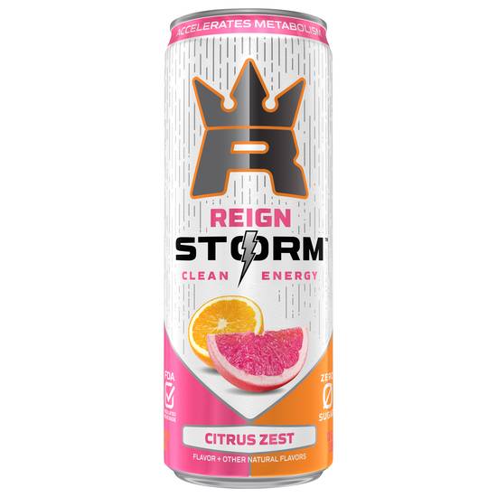 Reign Storm Clean Energy Drink (12 fl oz) (citrus zest)