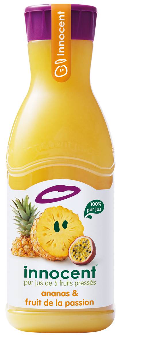 Innocent - Jus de fruits ananas et fruit de la passion (0,9 L)