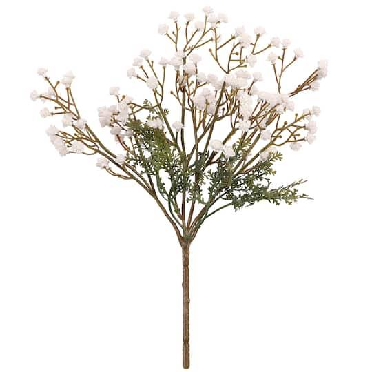 10.5" Cream Baby'S Breath Bush By Ashland