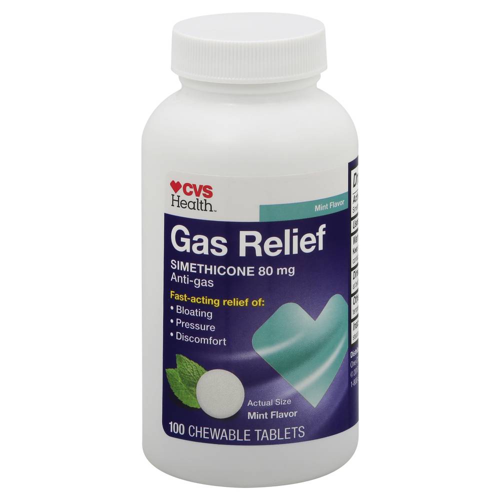 CVS Health Mint Gas Relief Chewable Tablets