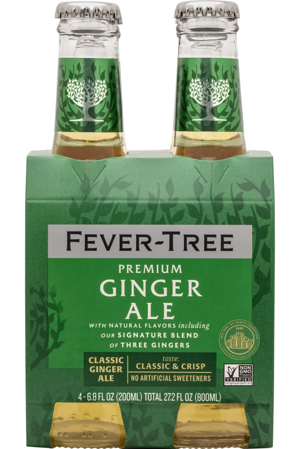 Fever-Tree Ginger Ale, Classic (4 x 6.8 oz)