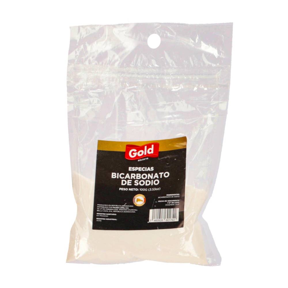 Bicarbonato de Sodio Gold Selects 100g