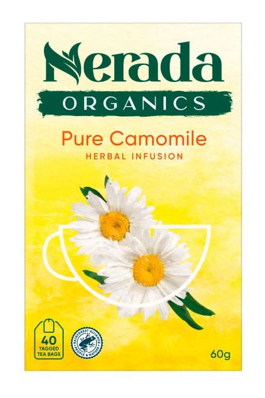 Nerada Organics Herbal Infusion Tea Bags, Chamomile (60g, 40 pack)