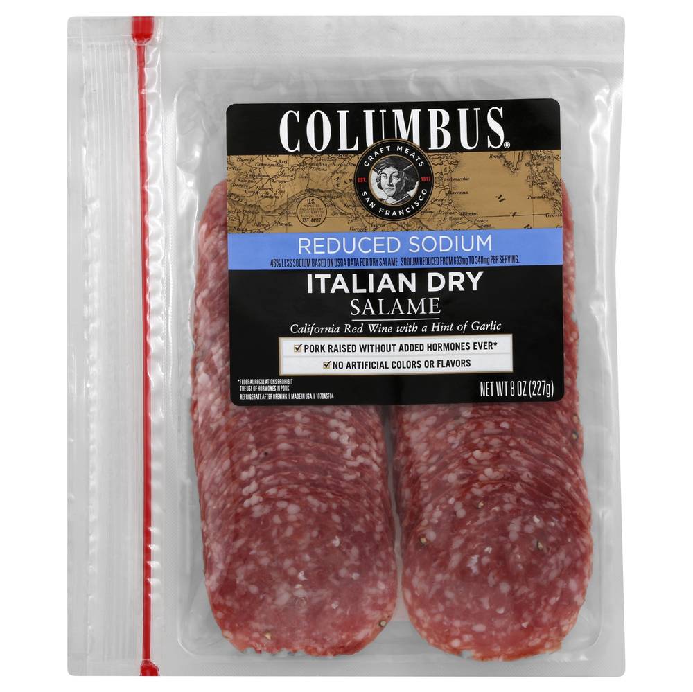 Columbus Reduced Sodium Italian Dry Salame (8 oz)