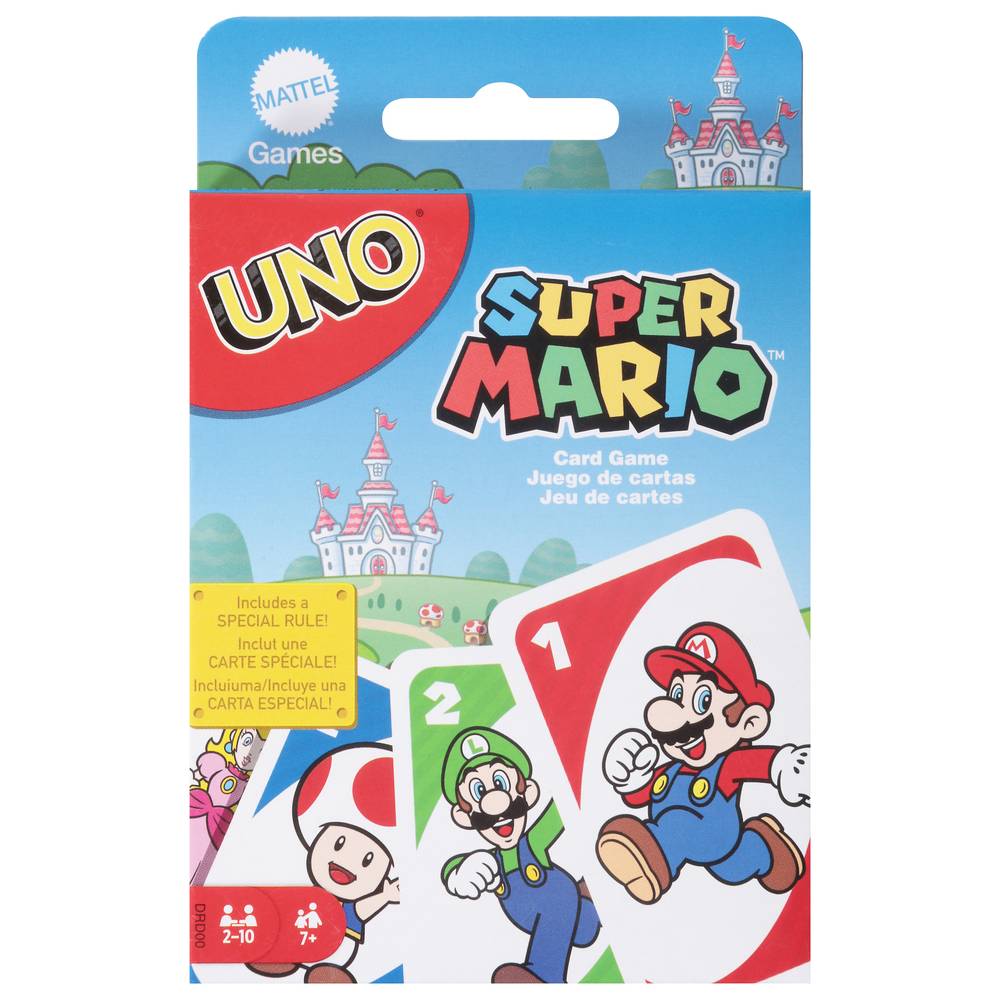 Uno Super Mario Card Game