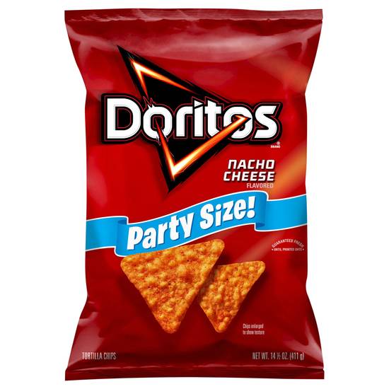 Doritos Party Size! Nacho Cheese Tortilla Chips