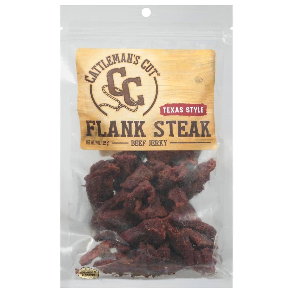 Cattleman's Cut Texas Style Flank Steak Beef Jerky (9 oz)