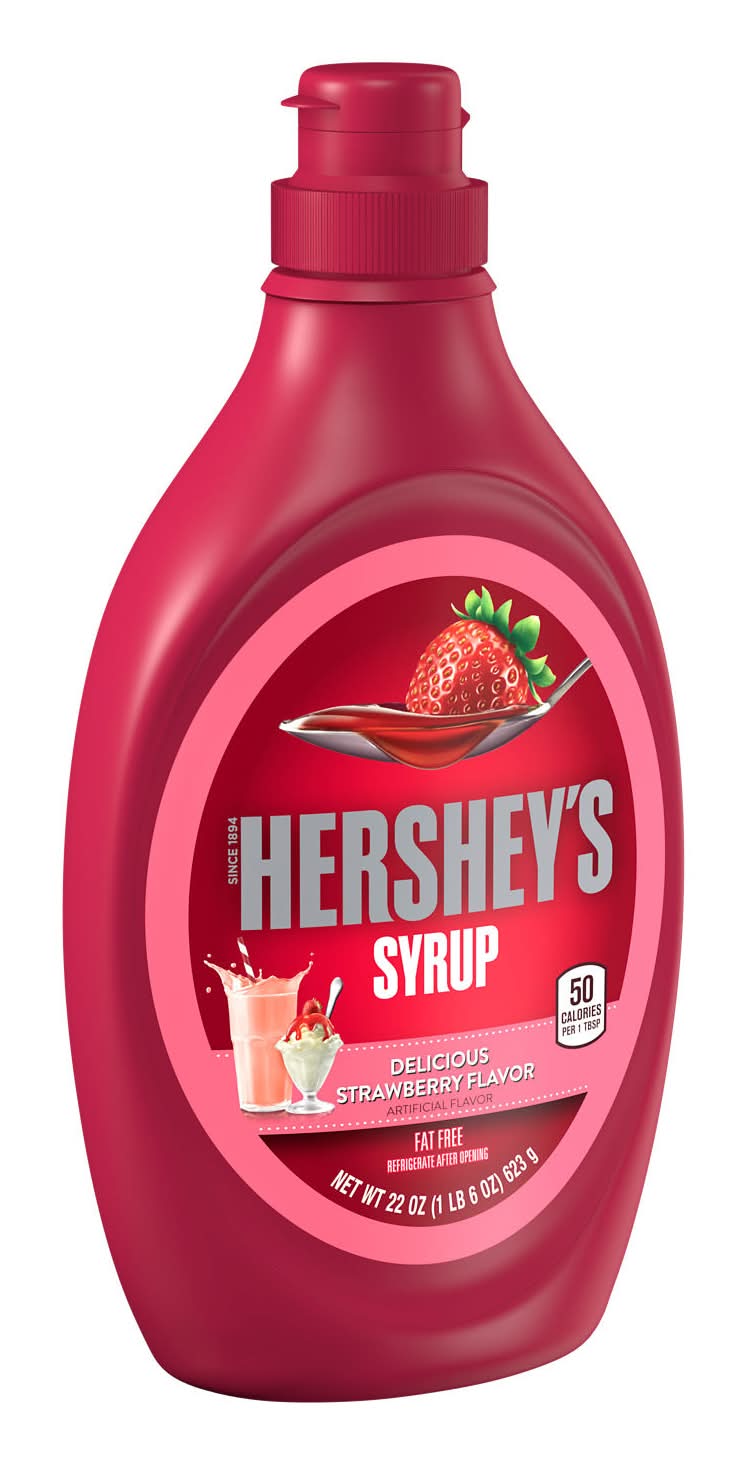 Hershey's Delicious Syrup, Strawberry (22 oz)
