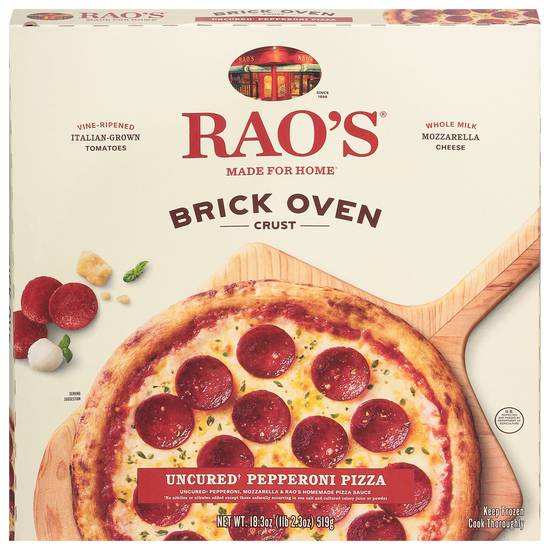 Rao's Homemade Brisk Oven Crust Uncured Pizza