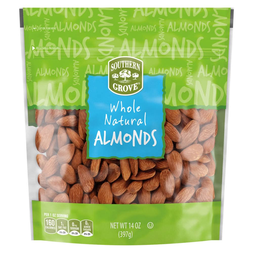 Southern Grove Whole Almonds Unsalted (14 oz)