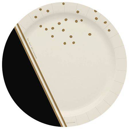 Hallmark Paper Dinner Plates (Geometric) - 8.0 ea