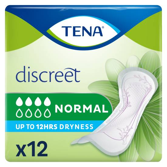Tena Discreet Normal Incontinence Pads (12 pack)