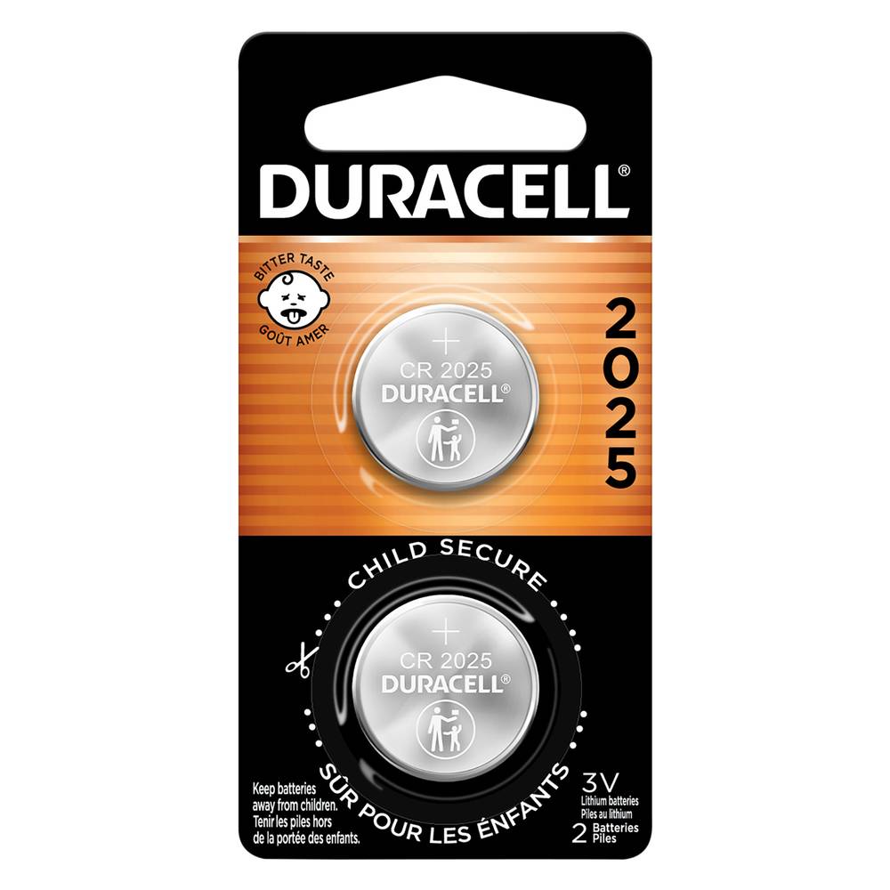 Duracell 3V Lithium Coin Batteries (2 ct)