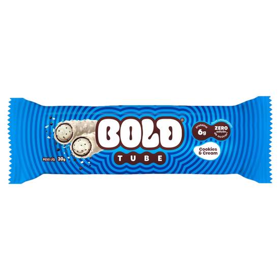 Bold barra de proteína cookies e cream (30 g)