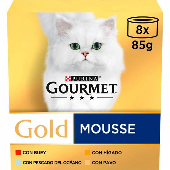 PACK GOLD 8X85GR MOUSSES FRISK