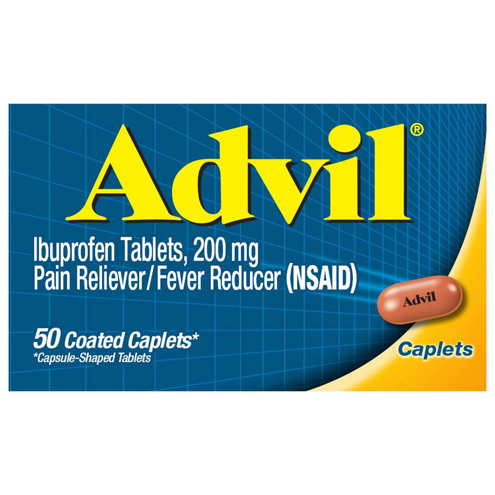 Advil Ibuprofen Pain Reliever and Fever Reducer 200mg