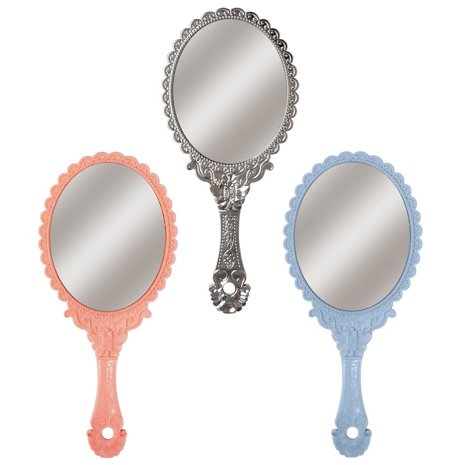Fancy Mirror With Handles (3 ct)