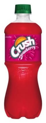Crush Caffeine-Free Strawberry Soda 20 oz Bottle