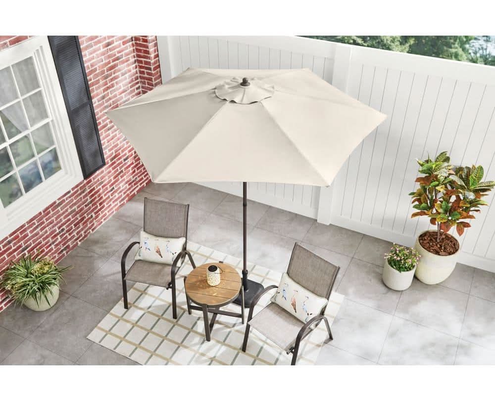 crankless patio umbrella 10-ft Outdoor Umbrella Crank Cantilever Patio Umbrella Without Base : Target