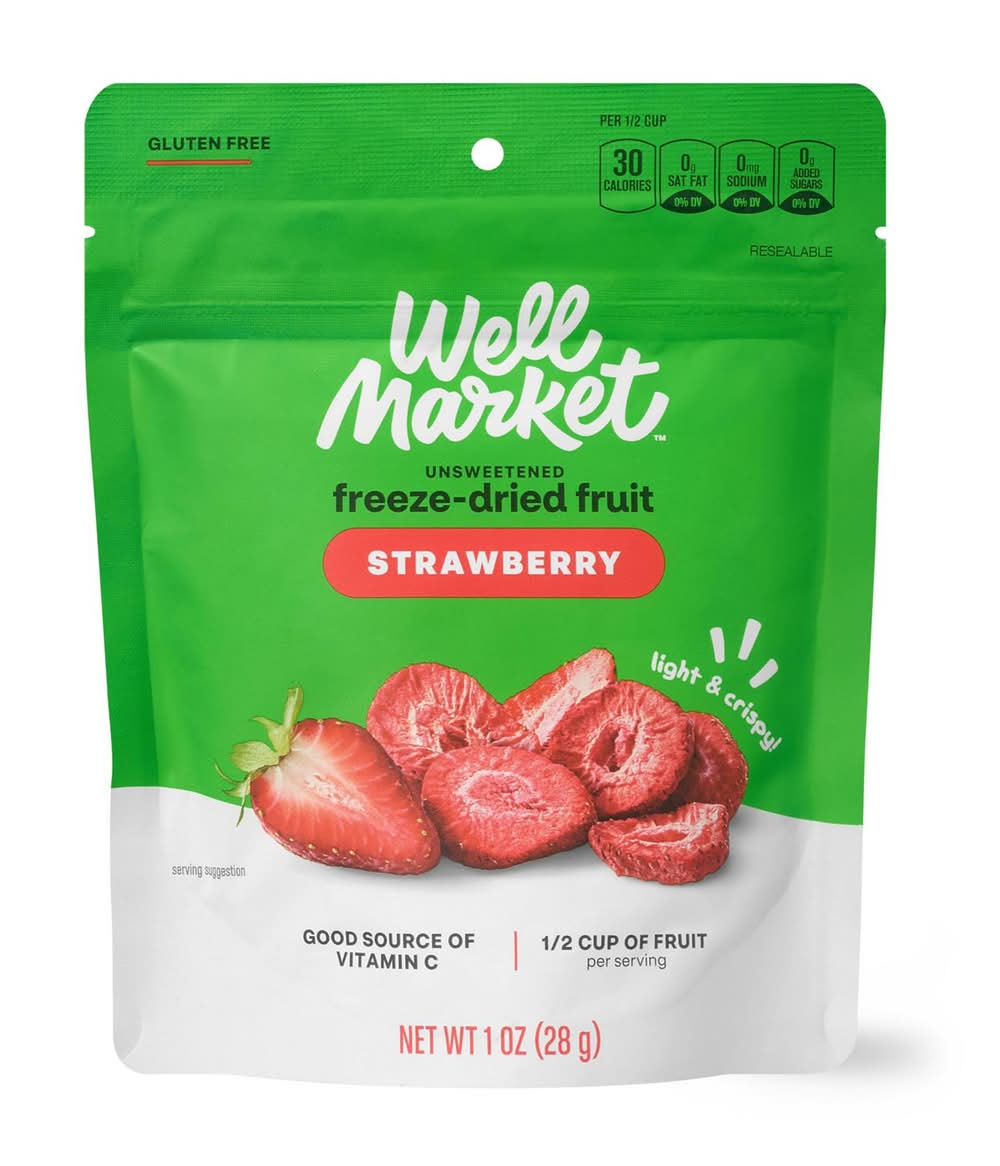 Gold Emblem Gluten Free Unsweetened Freeze Dried Strawberry Fruit Crisps (1 oz)