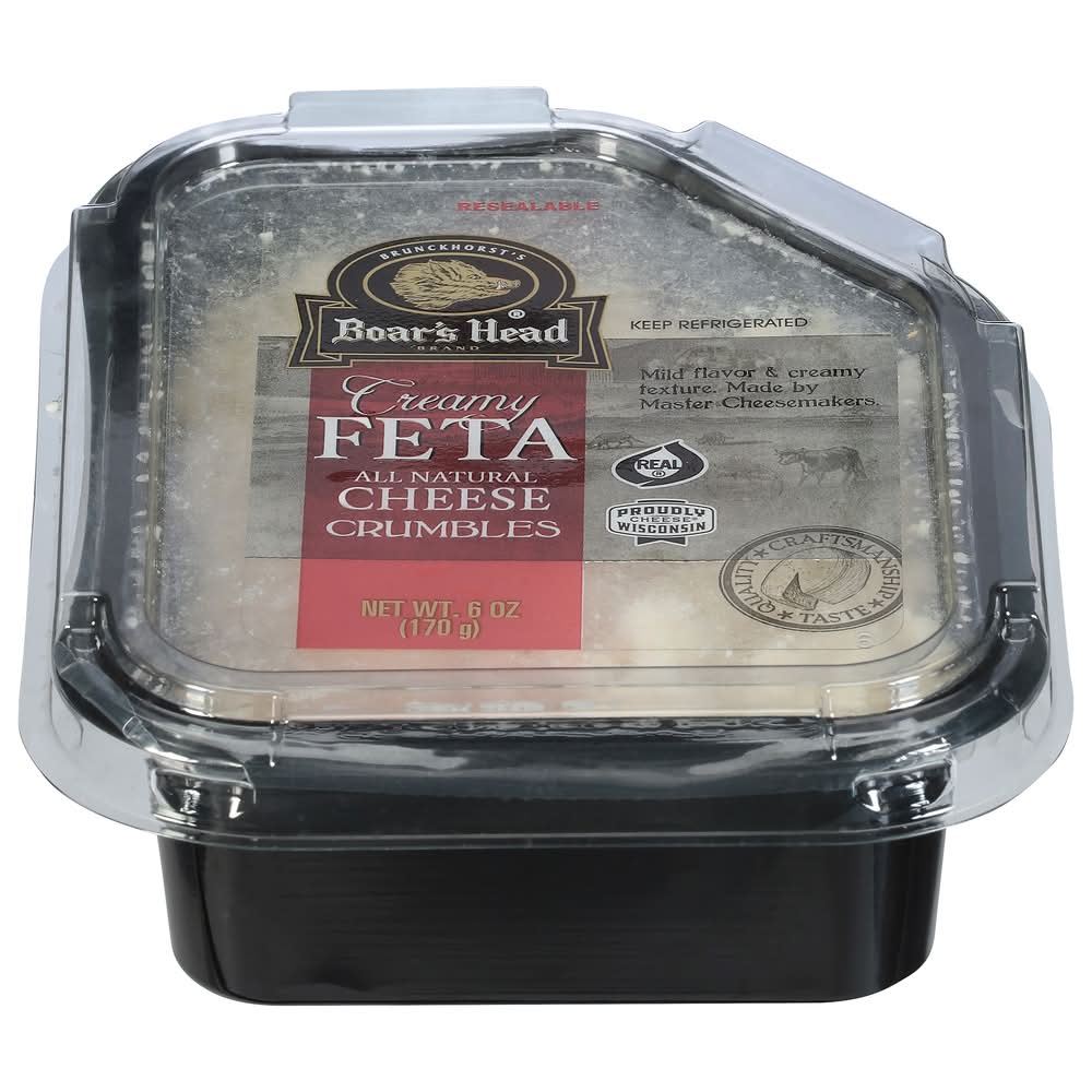 Boar's Head Creamy Feta Cheese Crumbles (6 oz)