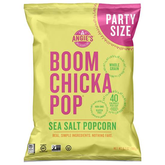 Boom Chicka Pop Party Size Sea Salt Popcorn (6.7 oz)