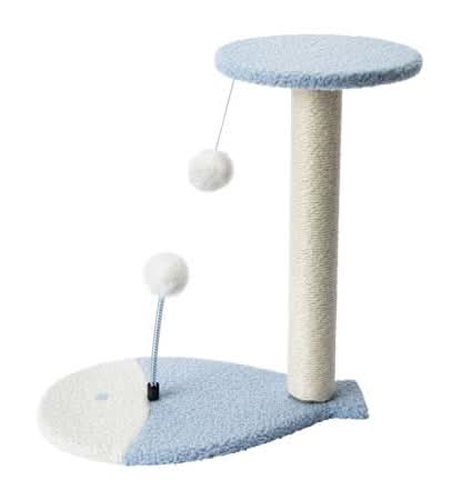 Cat Scratching Post With Perch & Teaser Toys