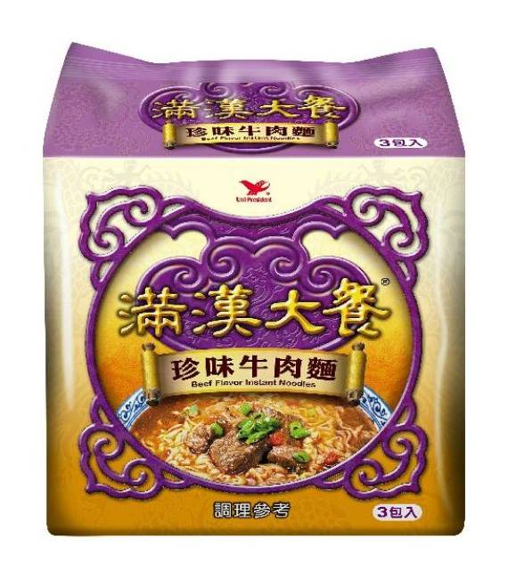 滿漢大餐珍味牛肉麵3入 | 519 g #28002101