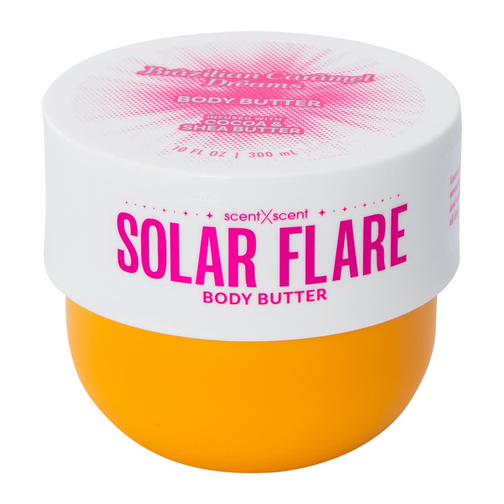 Scentxscent Solar Flare Body Butter, Caramel Dreams (10 oz)