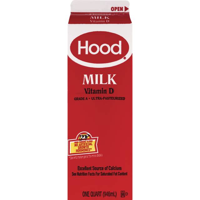 Hood Vitamin D Ultra-Pasteurized Whole Milk (946 ml)