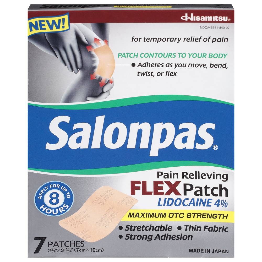 Salonpas Maximum Otc Strength Flex Patches (7 ct)