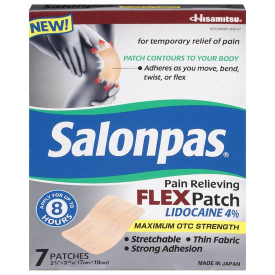 Salonpas Maximum Otc Strength Flex Patches (7 ct)