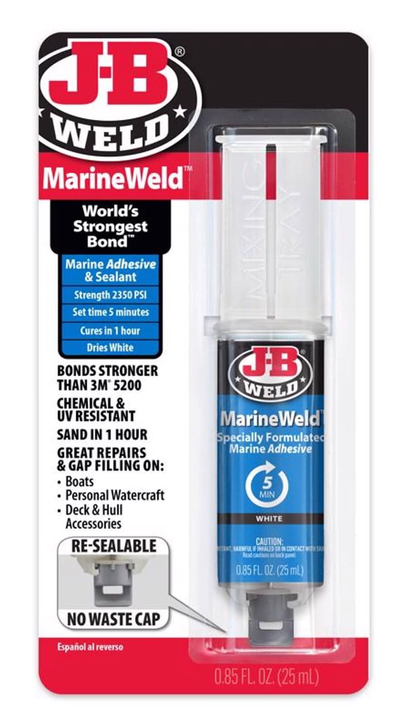J-B Weld Marineweld High Strength Marine Adhesive And Sealant Liquid 0.85 Oz