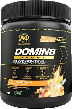 PVL Domin8 Sport Pre Workout Superfuel (255 g)
