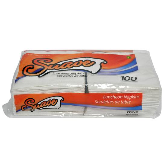 Suave Luncheon Napackins, 100 Pack (30m x 30.5cm/11.8 x 12")