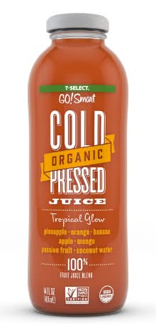 7-Select Organic Cold Pressed Tropical Glow 14oz