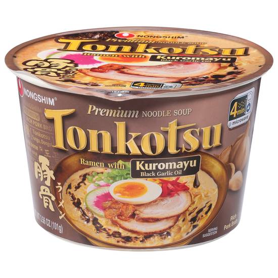 Nongshim Tonkotsu With Kuromayu Noodle Soup (3.6 oz)
