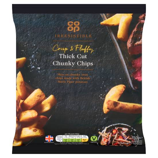 Co-Op Irresistible Thick Cut Chunky Chips (750g)