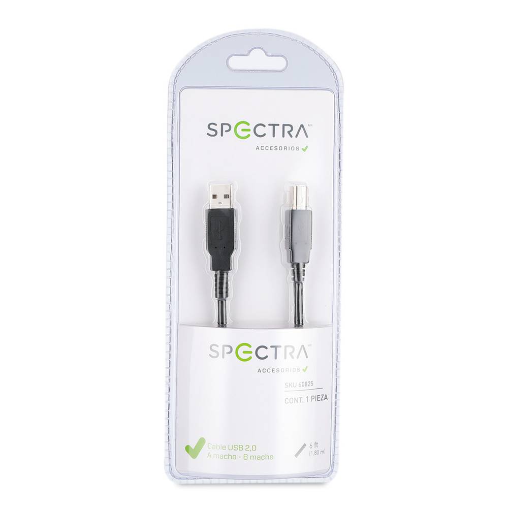 Spectra · Cable negro